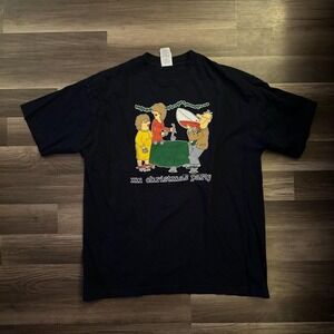 90's‎ Christmas Party Black Tee